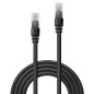 Lindy 0.5M Cat.6 U/Utp Cable, Black Lindy 0.5M Cat.6 U/Utp Cable, Black